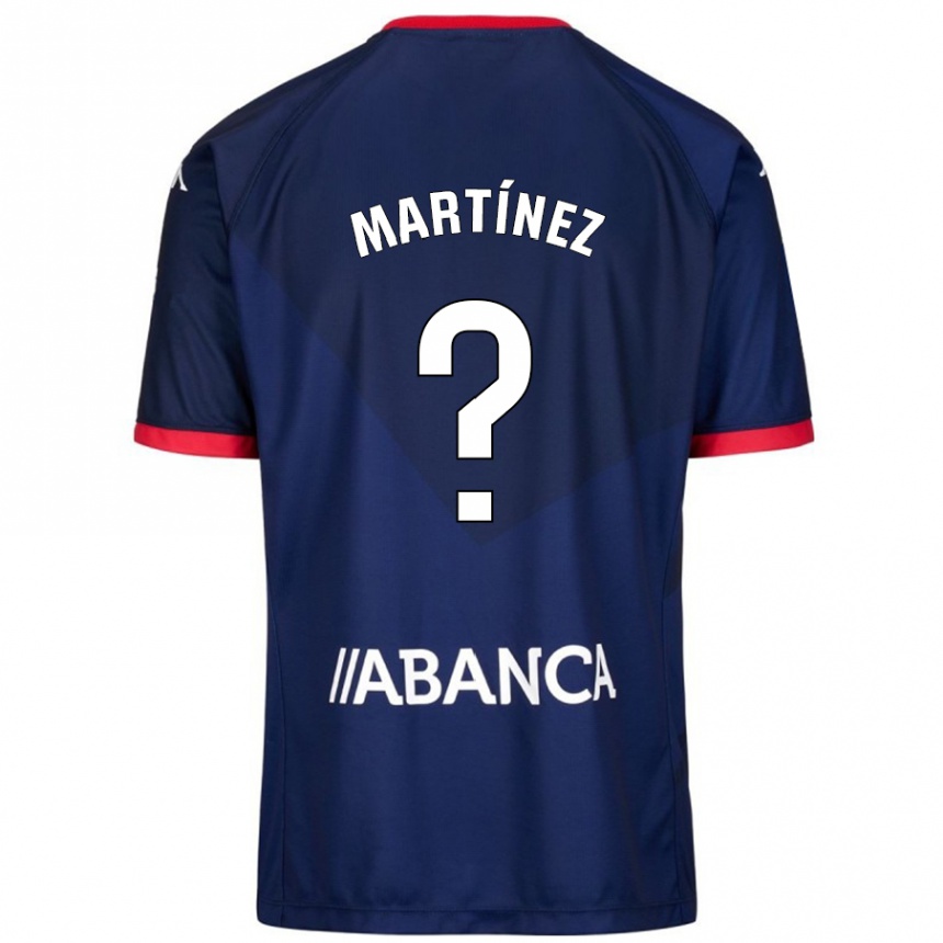 Hombre Fútbol Camiseta Pablo Martínez #4 Azul Marino 2ª Equipación 2024/25 Perú