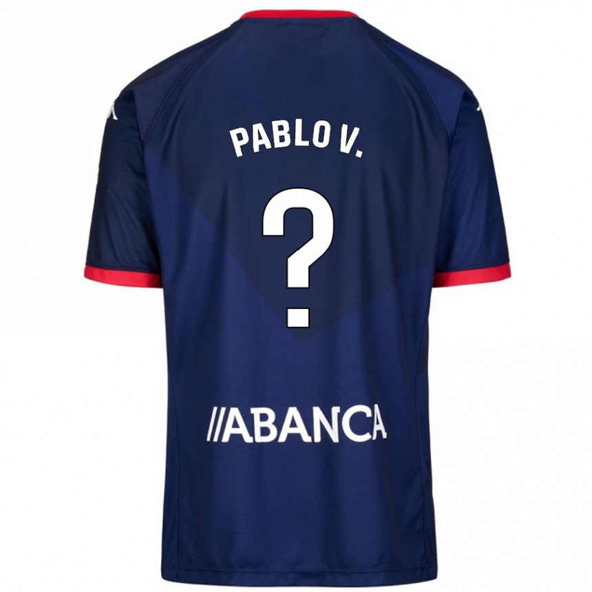 Hombre Fútbol Camiseta Pablo Vázquez #15 Azul Marino 2ª Equipación 2024/25 Perú