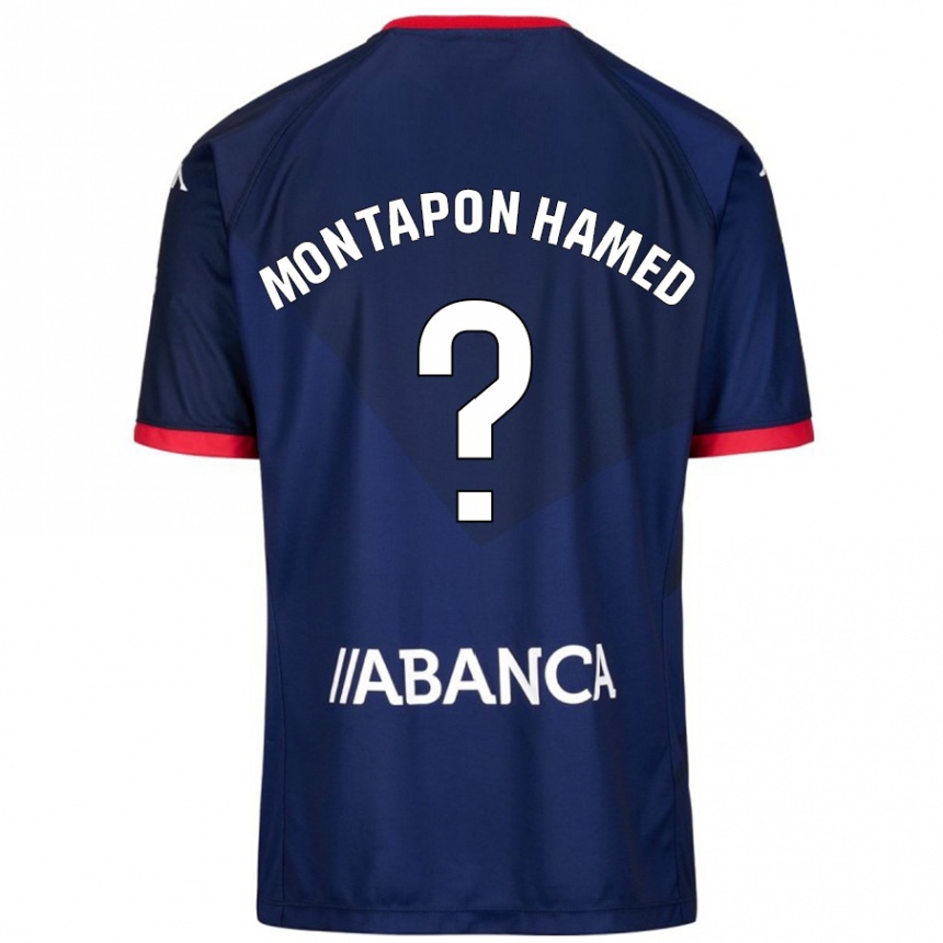 Hombre Fútbol Camiseta Fadil Montapon Hamed #0 Azul Marino 2ª Equipación 2024/25 Perú