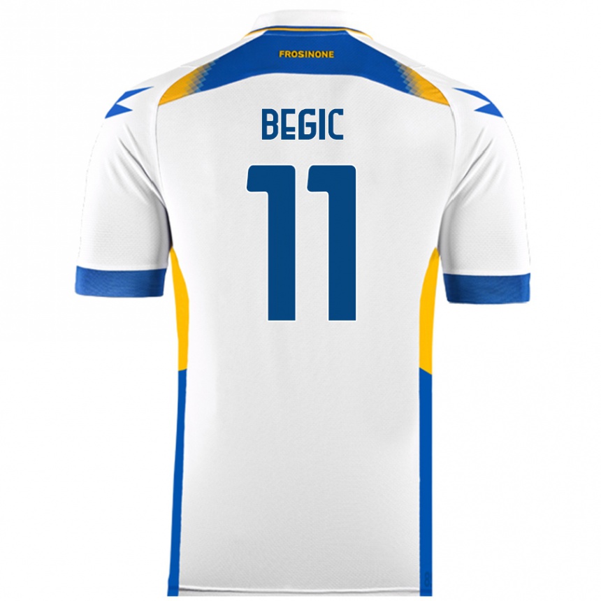 Hombre Fútbol Camiseta Tjas Begic #11 Blanco 2ª Equipación 2024/25 Perú