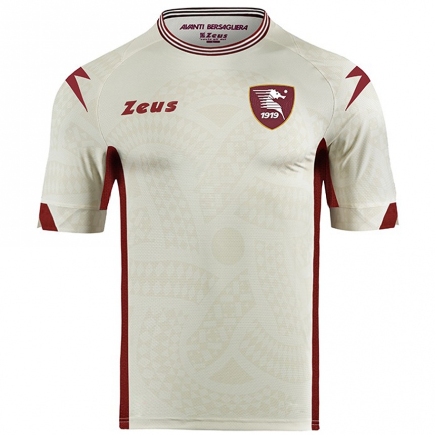 Hombre Fútbol Camiseta Michele Verdoliva #0 Color Crema 2ª Equipación 2024/25 Perú