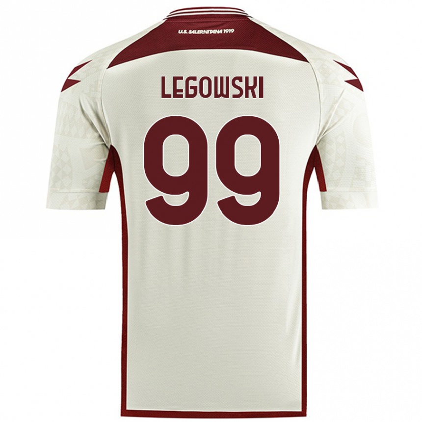 Hombre Fútbol Camiseta Mateusz Legowski #99 Color Crema 2ª Equipación 2024/25 Perú