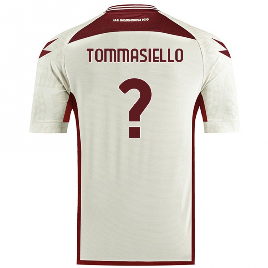 Hombre Fútbol Camiseta Francesco Tommasiello #0 Color Crema 2ª Equipación 2024/25 Perú