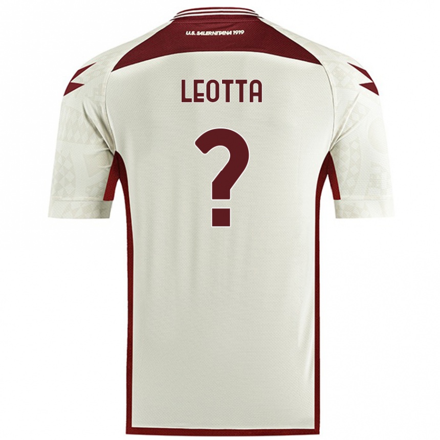 Hombre Fútbol Camiseta Mario Leotta #0 Color Crema 2ª Equipación 2024/25 Perú