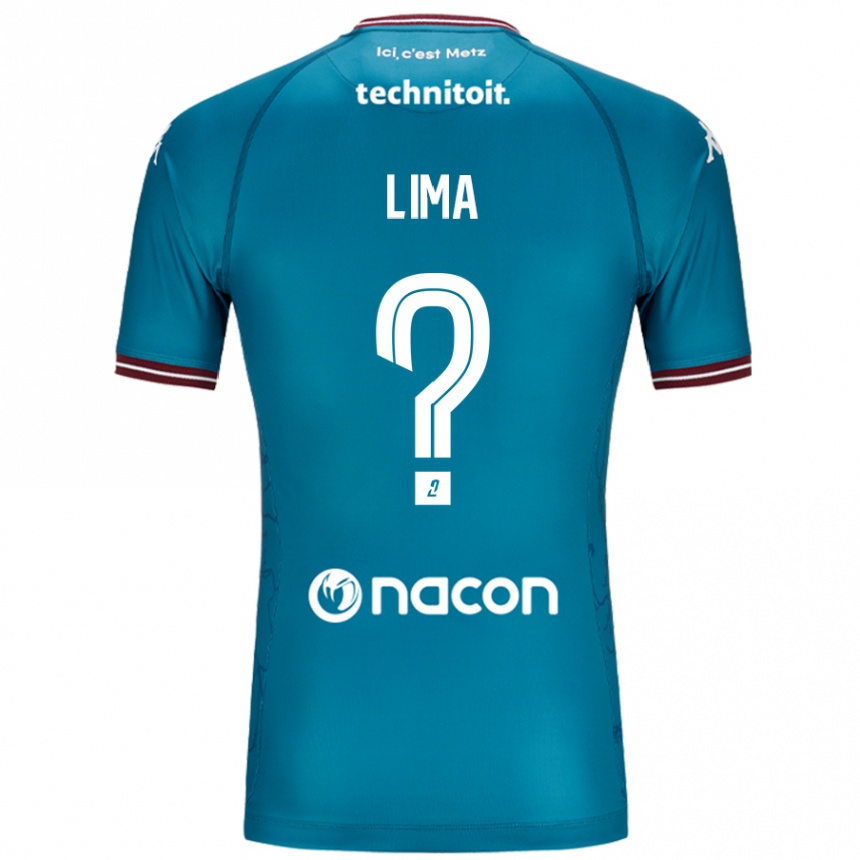 Hombre Fútbol Camiseta Edson Lima #0 Azul Petróleo 2ª Equipación 2024/25 Perú