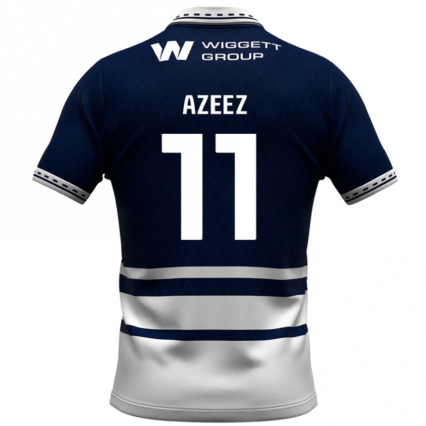 Mujer Fútbol Camiseta Femi Azeez #11 Azul Marino Blanco 1ª Equipación 2024/25 Perú