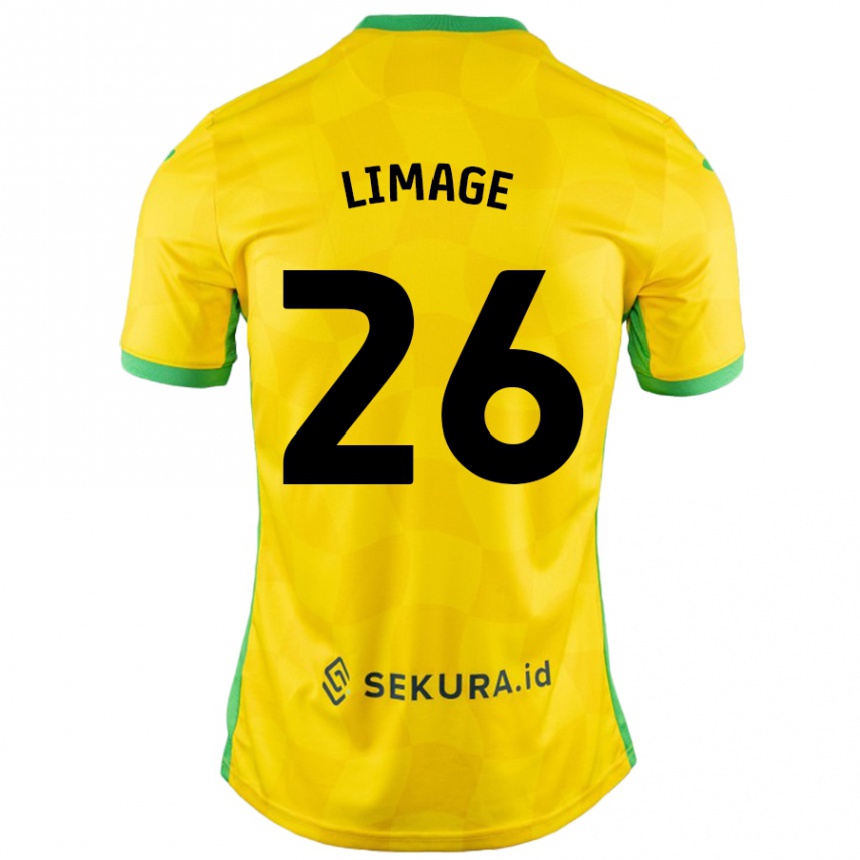 Mujer Fútbol Camiseta Felicity Limage #26 Amarillo Verde 1ª Equipación 2024/25 Perú