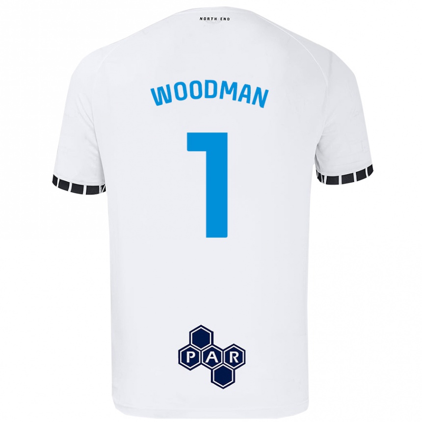 Mujer Fútbol Camiseta Freddie Woodman #1 Blanco 1ª Equipación 2024/25 Perú