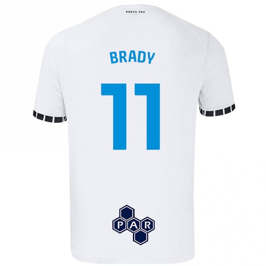 Mujer Fútbol Camiseta Robbie Brady #11 Blanco 1ª Equipación 2024/25 Perú