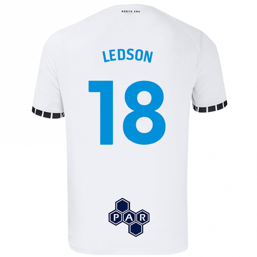 Mujer Fútbol Camiseta Ryan Ledson #18 Blanco 1ª Equipación 2024/25 Perú