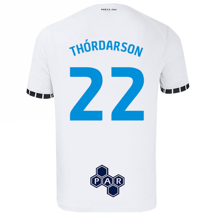 Mujer Fútbol Camiseta Stefán Teitur Thórdarson #22 Blanco 1ª Equipación 2024/25 Perú