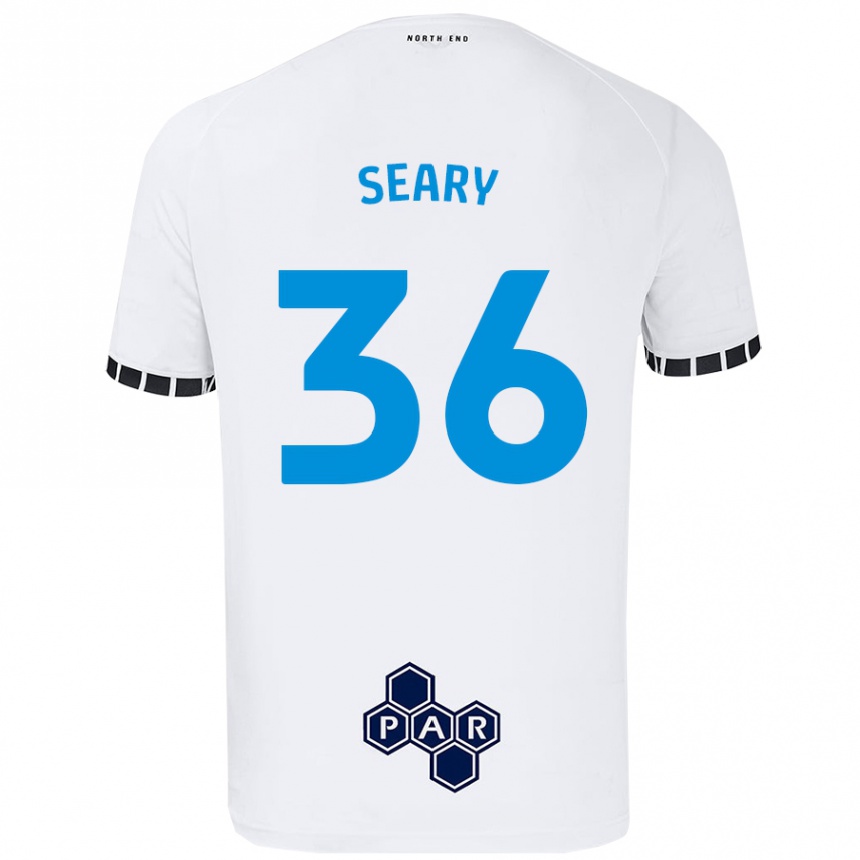 Mujer Fútbol Camiseta Josh Seary #36 Blanco 1ª Equipación 2024/25 Perú