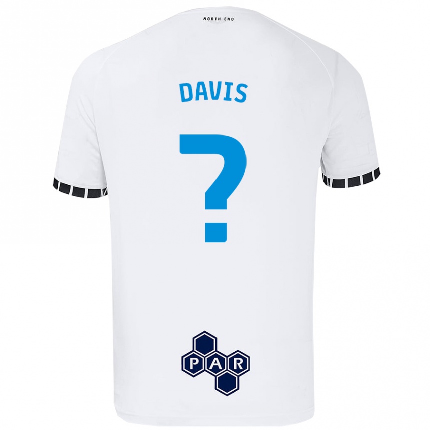 Mujer Fútbol Camiseta Tommy Davis #0 Blanco 1ª Equipación 2024/25 Perú