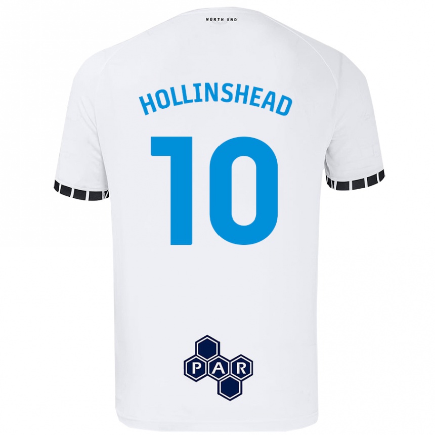 Mujer Fútbol Camiseta Emily Hollinshead #10 Blanco 1ª Equipación 2024/25 Perú