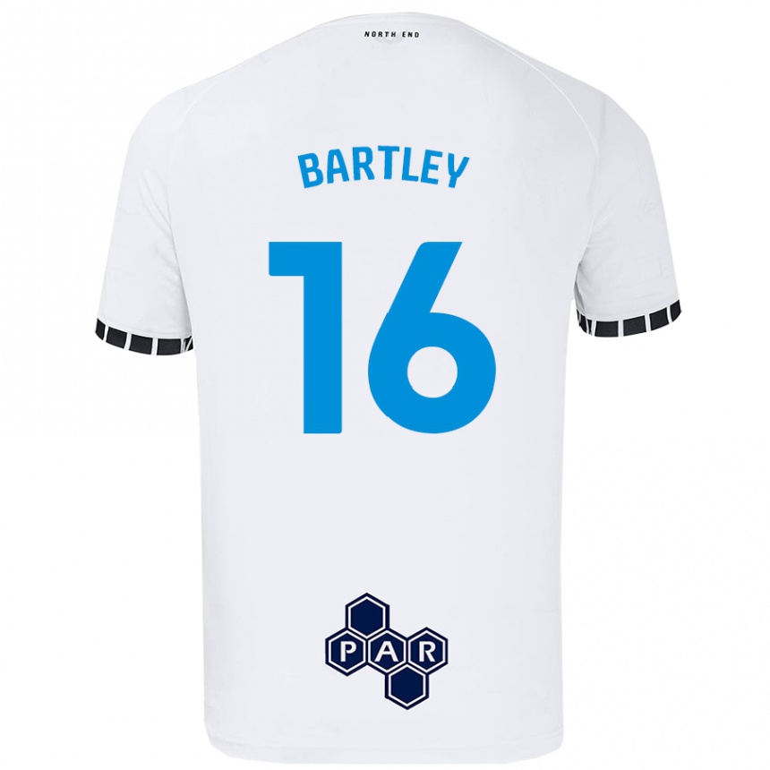 Mujer Fútbol Camiseta Melanie Bartley #16 Blanco 1ª Equipación 2024/25 Perú