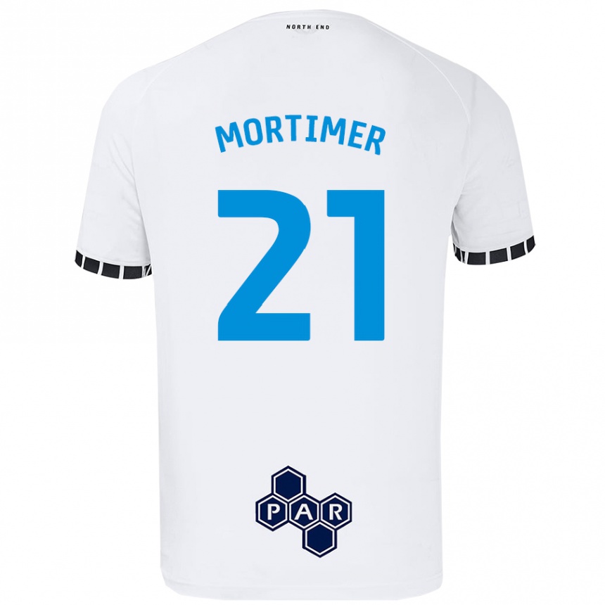 Mujer Fútbol Camiseta Jodie Mortimer #21 Blanco 1ª Equipación 2024/25 Perú