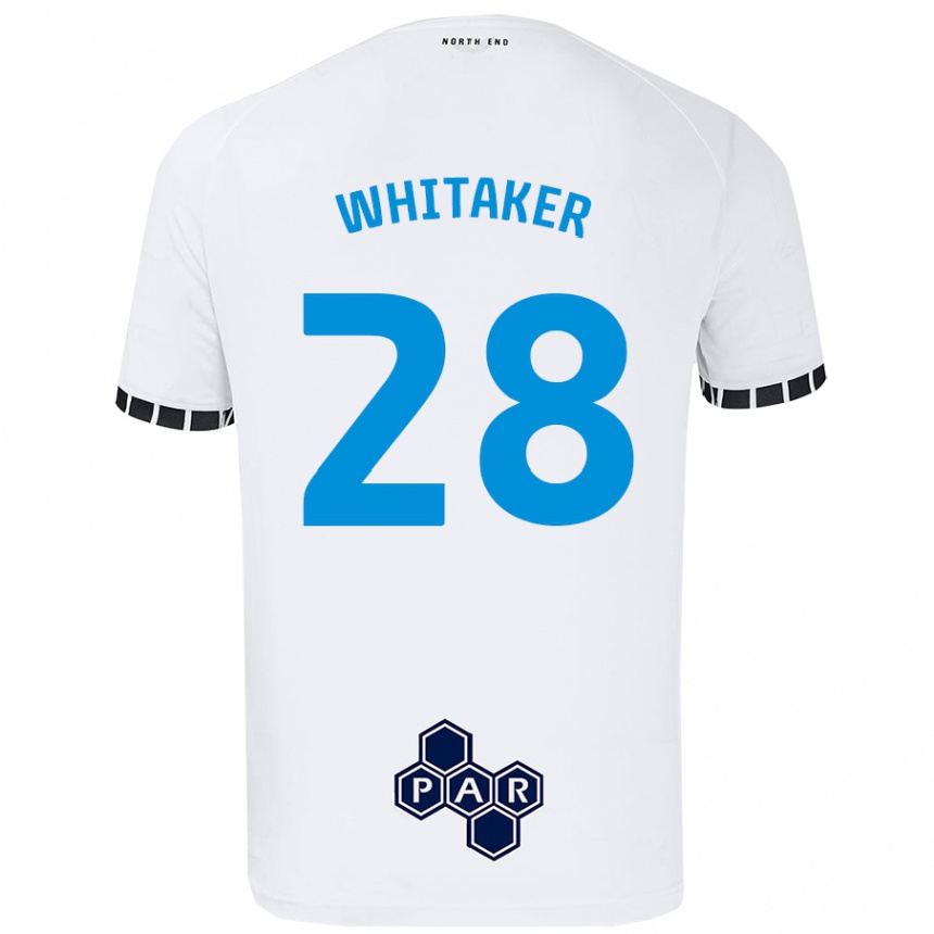 Mujer Fútbol Camiseta Eve Whitaker #28 Blanco 1ª Equipación 2024/25 Perú