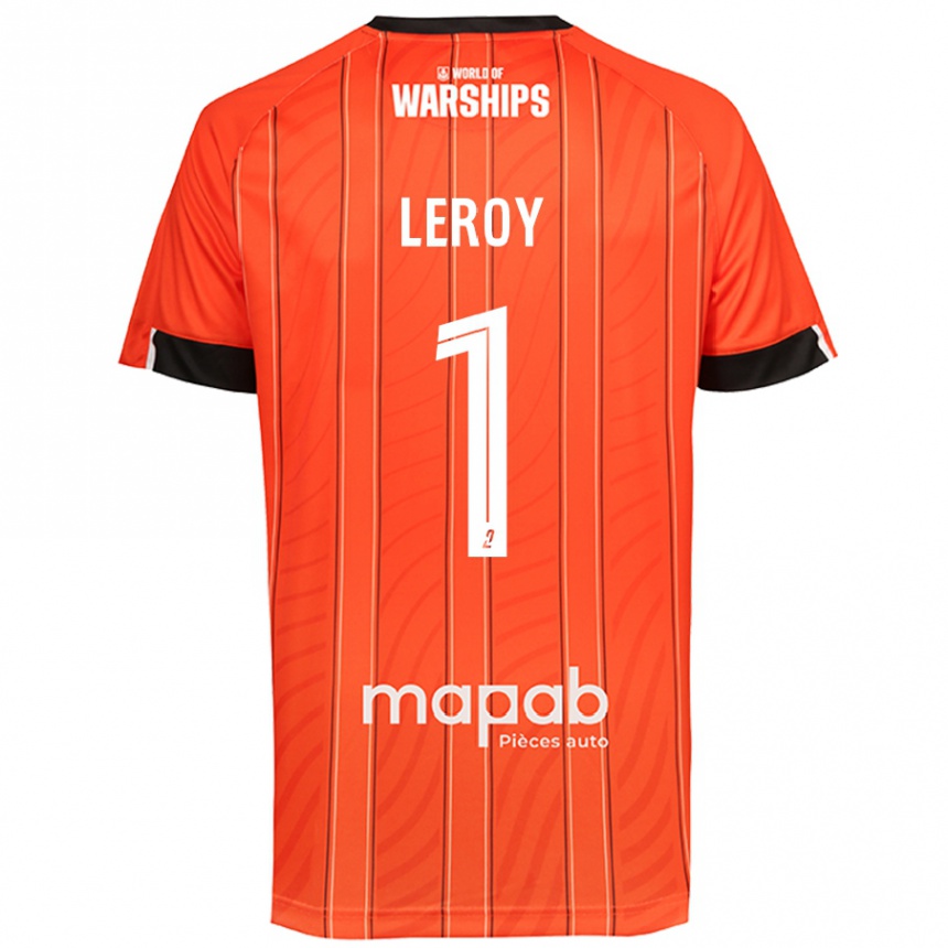 Mujer Fútbol Camiseta Benjamin Leroy #1 Naranja 1ª Equipación 2024/25 Perú