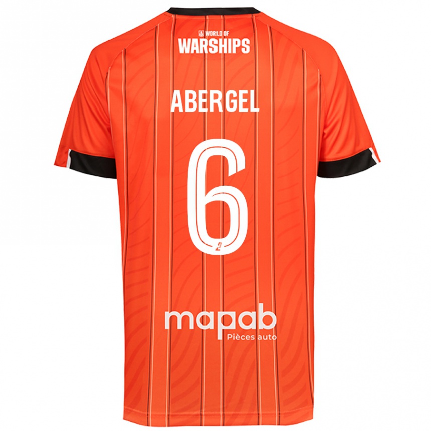 Mujer Fútbol Camiseta Laurent Abergel #6 Naranja 1ª Equipación 2024/25 Perú