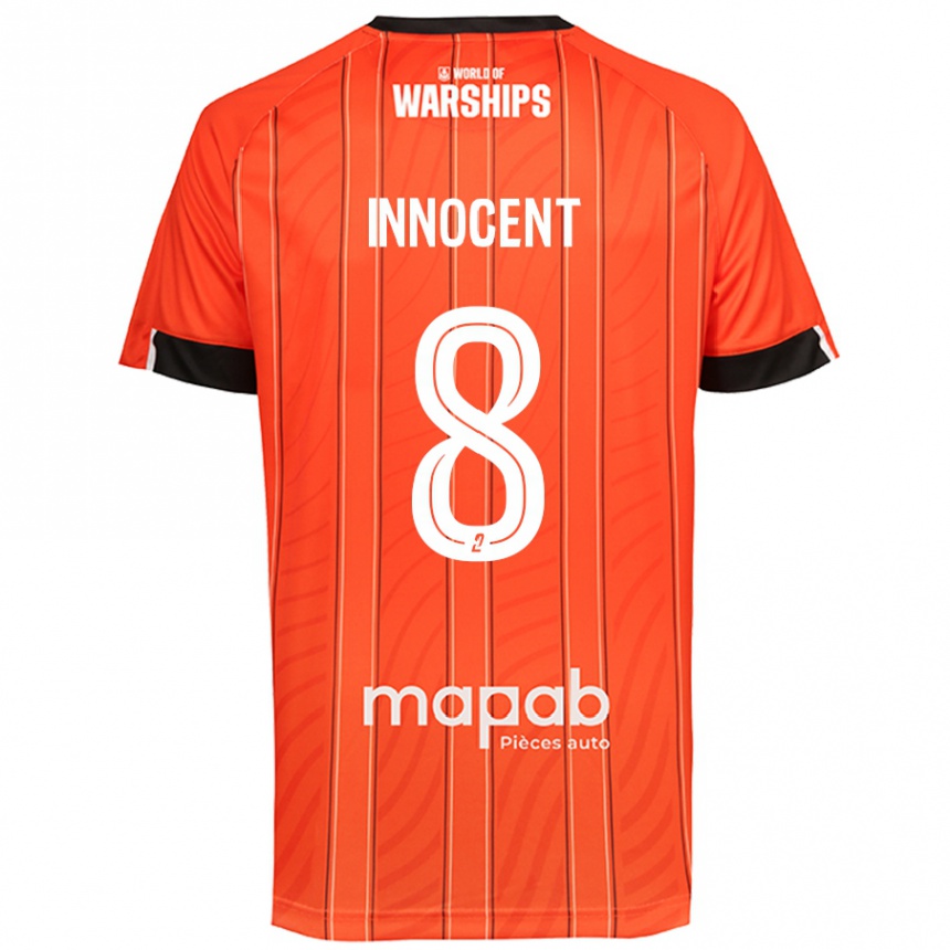 Mujer Fútbol Camiseta Bonke Innocent #8 Naranja 1ª Equipación 2024/25 Perú