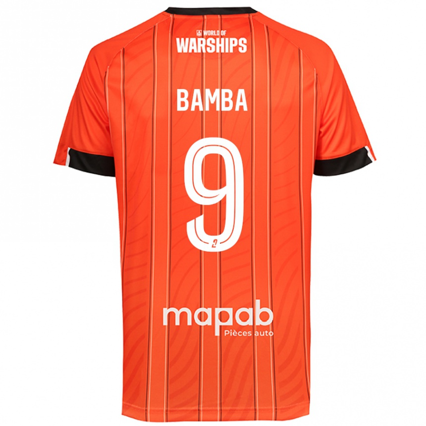 Mujer Fútbol Camiseta Mohamed Bamba #9 Naranja 1ª Equipación 2024/25 Perú