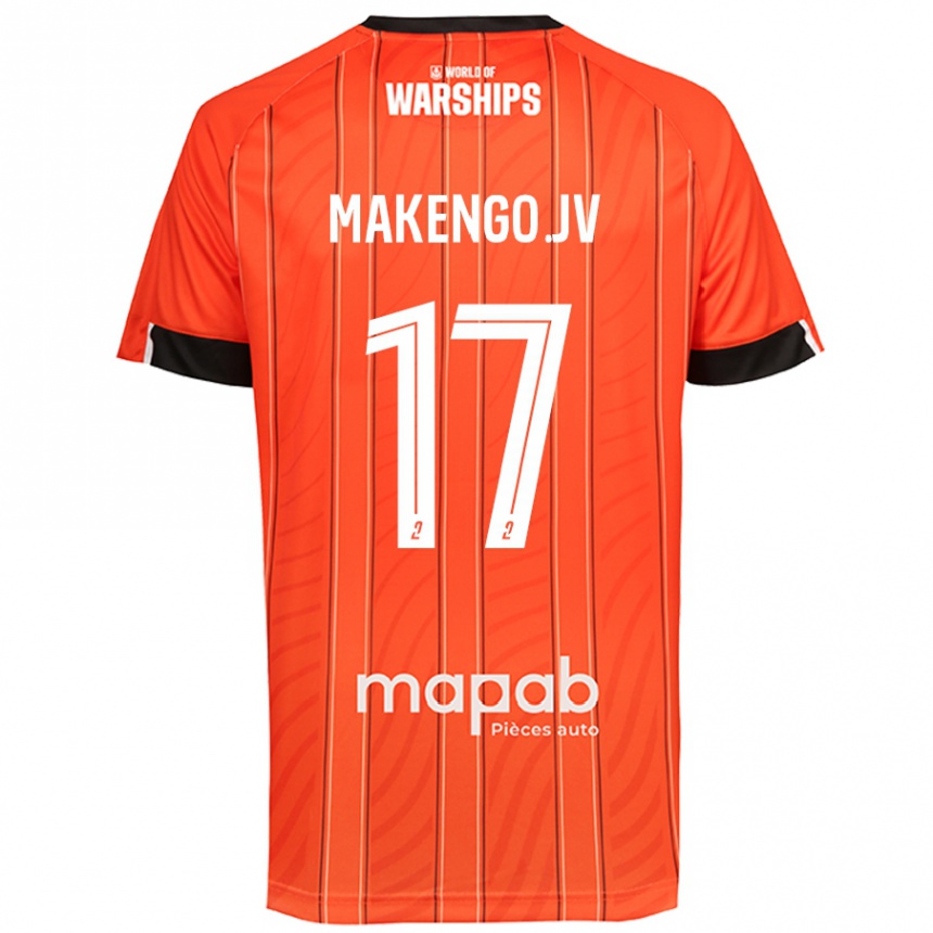 Mujer Fútbol Camiseta Jean-Victor Makengo #17 Naranja 1ª Equipación 2024/25 Perú