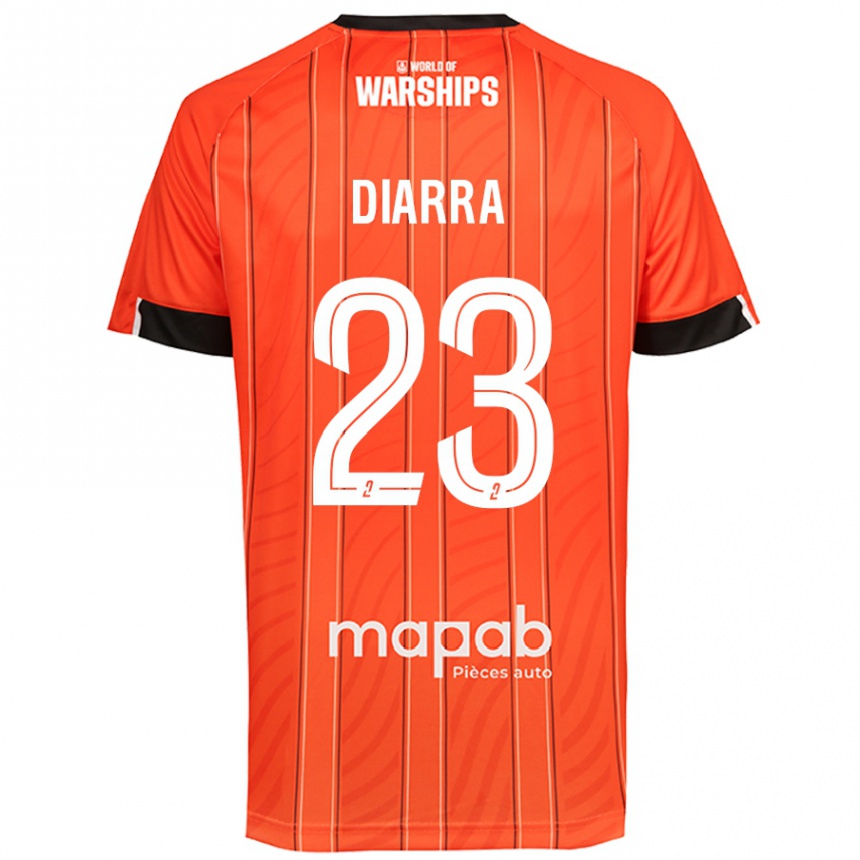 Mujer Fútbol Camiseta Stéphane Diarra #23 Naranja 1ª Equipación 2024/25 Perú