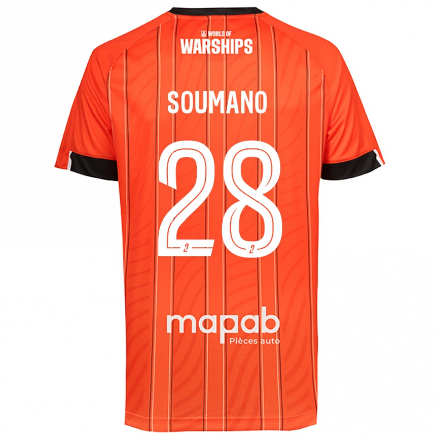 Mujer Fútbol Camiseta Sambou Soumano #28 Naranja 1ª Equipación 2024/25 Perú