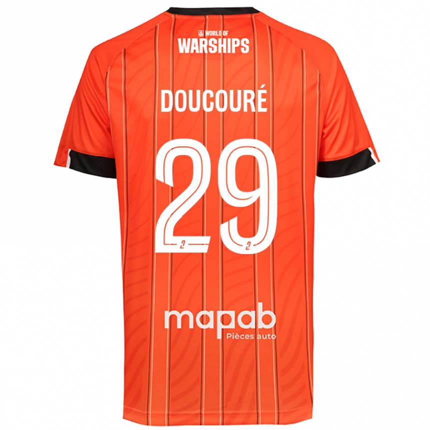 Mujer Fútbol Camiseta Siriné Doucouré #29 Naranja 1ª Equipación 2024/25 Perú