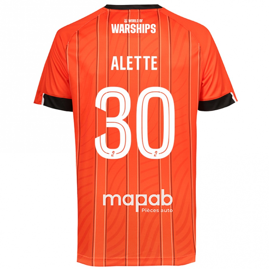 Mujer Fútbol Camiseta Gaël Alette #30 Naranja 1ª Equipación 2024/25 Perú