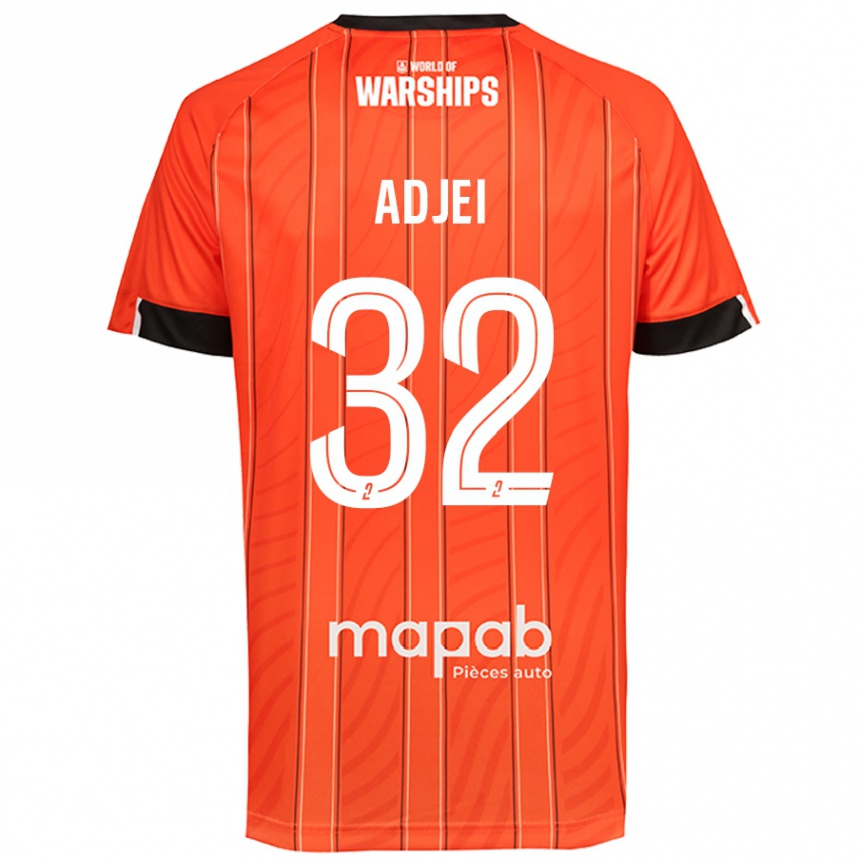 Mujer Fútbol Camiseta Nathaniel Adjei #32 Naranja 1ª Equipación 2024/25 Perú