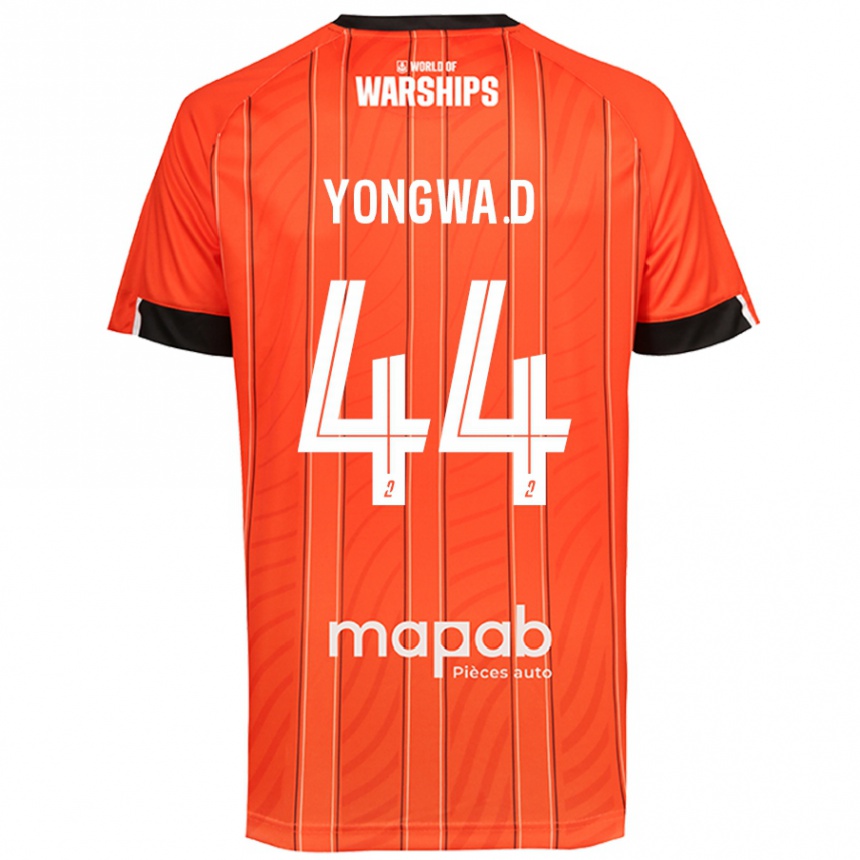 Mujer Fútbol Camiseta Darlin Yongwa #44 Naranja 1ª Equipación 2024/25 Perú