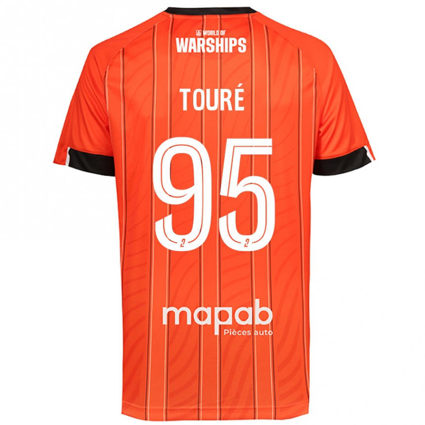 Mujer Fútbol Camiseta Isaak Touré #95 Naranja 1ª Equipación 2024/25 Perú