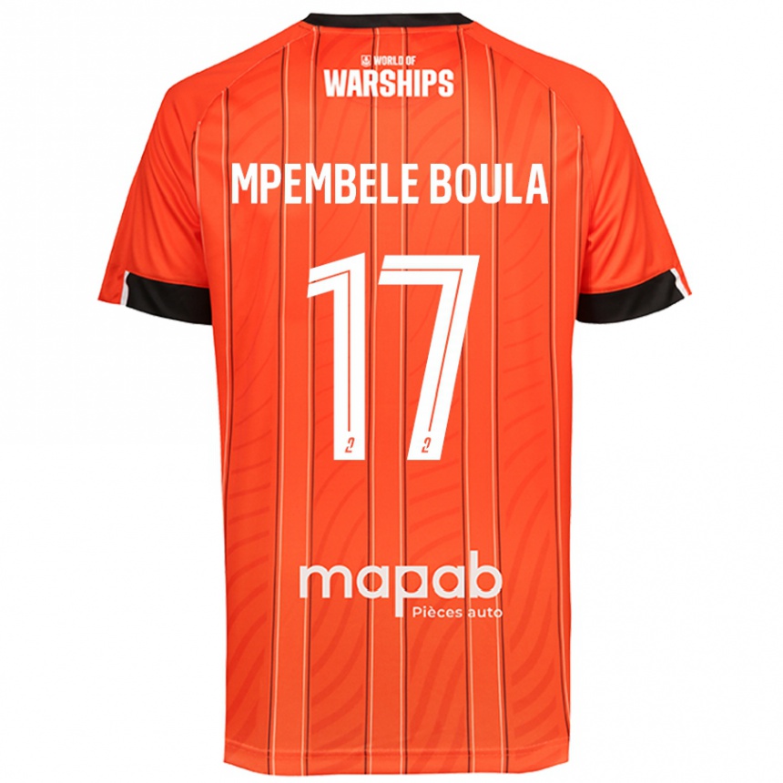 Mujer Fútbol Camiseta Exaucé Mpembele Boula #17 Naranja 1ª Equipación 2024/25 Perú