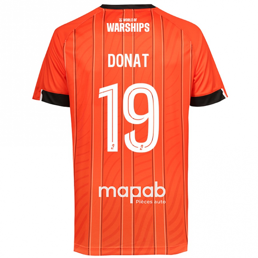 Mujer Fútbol Camiseta Noa Donat #19 Naranja 1ª Equipación 2024/25 Perú