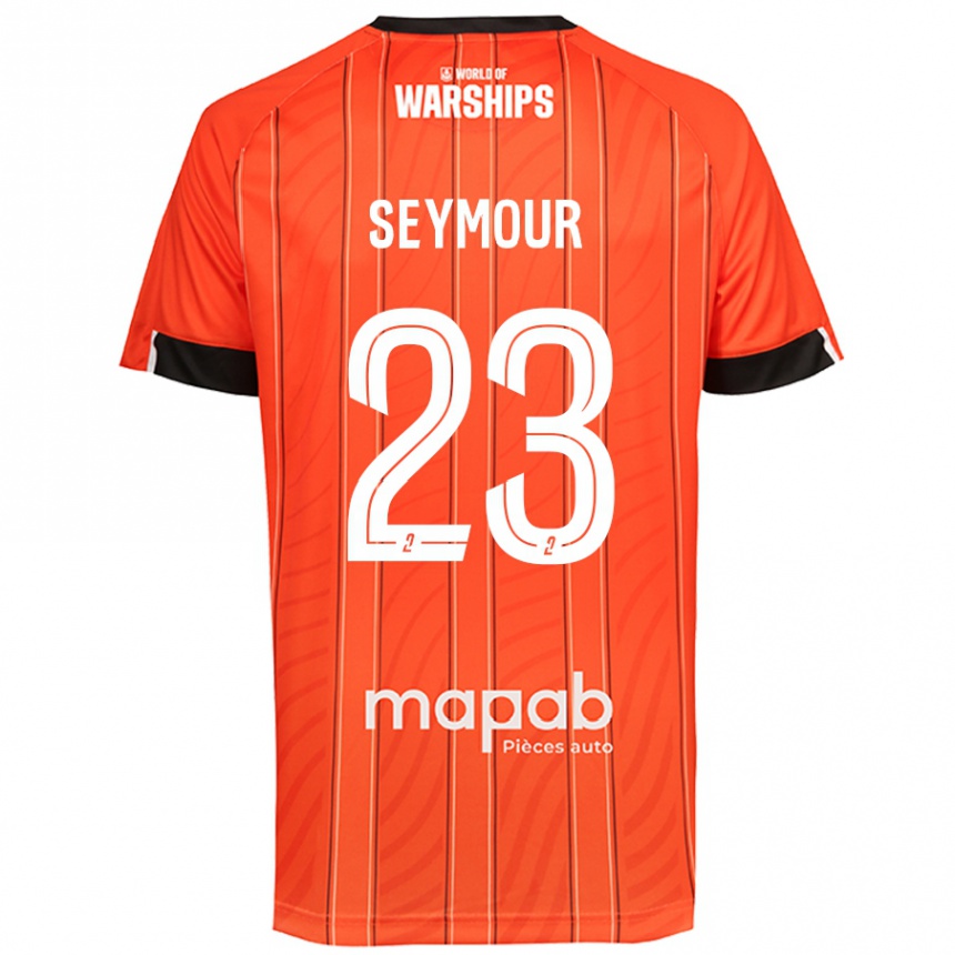 Mujer Fútbol Camiseta Brice Seymour #23 Naranja 1ª Equipación 2024/25 Perú