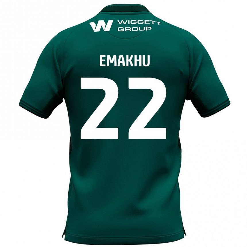 Mujer Fútbol Camiseta Aidomo Emakhu #22 Verde 2ª Equipación 2024/25 Perú