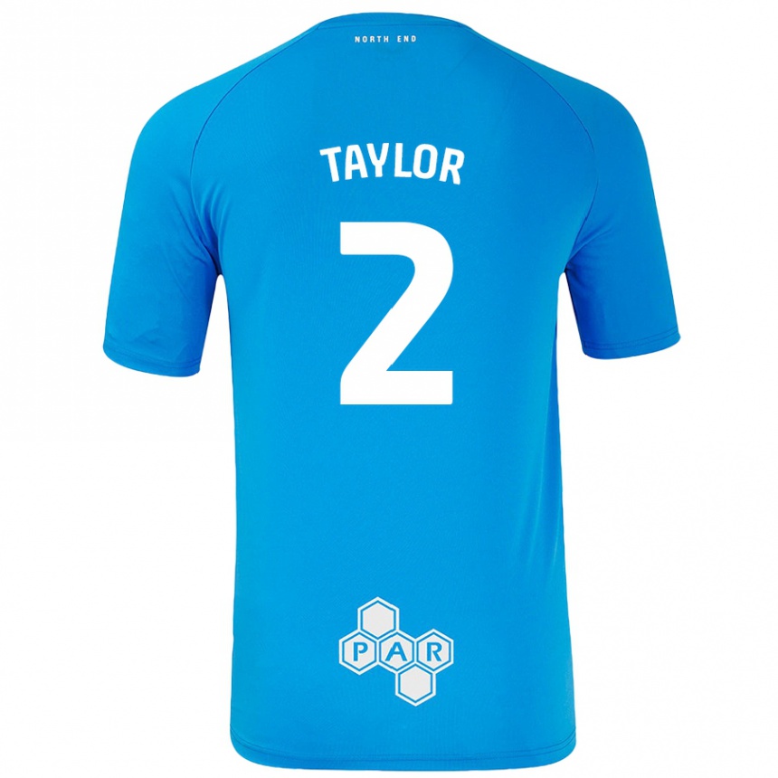 Mujer Fútbol Camiseta Alex Taylor #2 Azul Cielo 2ª Equipación 2024/25 Perú