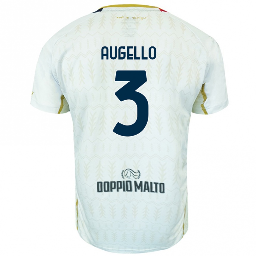 Mujer Fútbol Camiseta Tommaso Augello #3 Blanco 2ª Equipación 2024/25 Perú