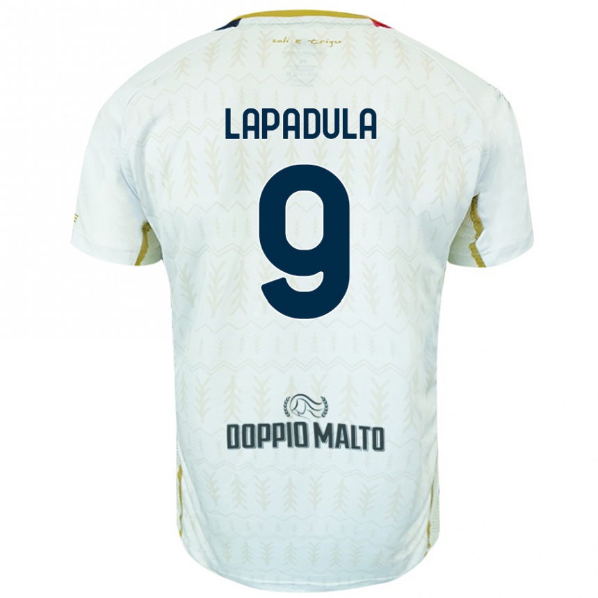 Mujer Fútbol Camiseta Gianluca Lapadula #9 Blanco 2ª Equipación 2024/25 Perú