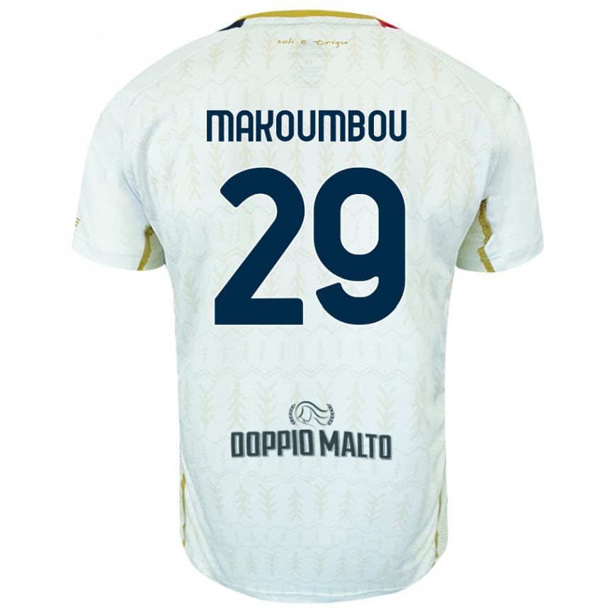 Mujer Fútbol Camiseta Antoine Makoumbou #29 Blanco 2ª Equipación 2024/25 Perú