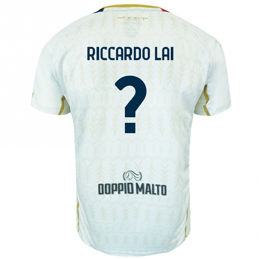 Mujer Fútbol Camiseta Riccardo Lai #0 Blanco 2ª Equipación 2024/25 Perú