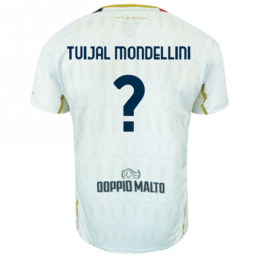 Mujer Fútbol Camiseta Luca Tuijal Mondellini #0 Blanco 2ª Equipación 2024/25 Perú