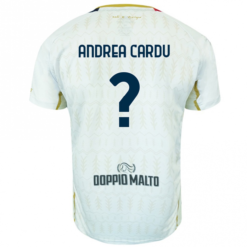 Mujer Fútbol Camiseta Gian Andrea Cardu #0 Blanco 2ª Equipación 2024/25 Perú