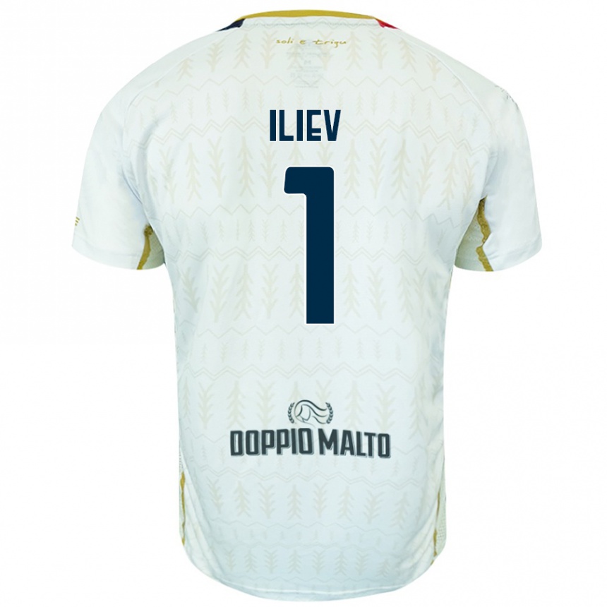 Mujer Fútbol Camiseta Velizar-Iliya Iliev #1 Blanco 2ª Equipación 2024/25 Perú