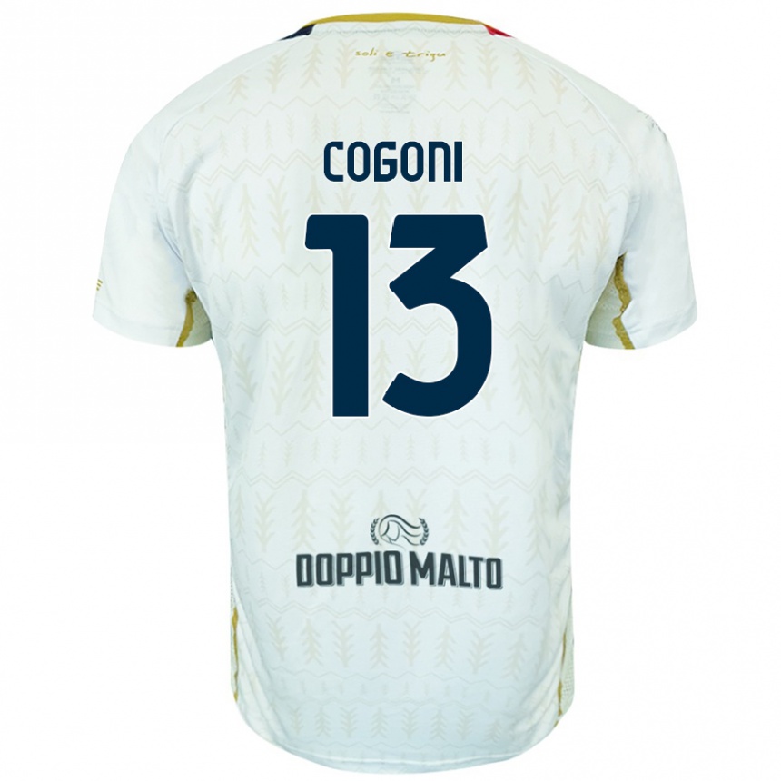 Mujer Fútbol Camiseta Andrea Cogoni #13 Blanco 2ª Equipación 2024/25 Perú