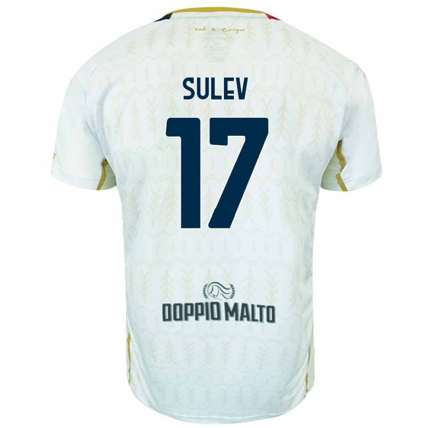 Mujer Fútbol Camiseta Ivan Sulev #17 Blanco 2ª Equipación 2024/25 Perú