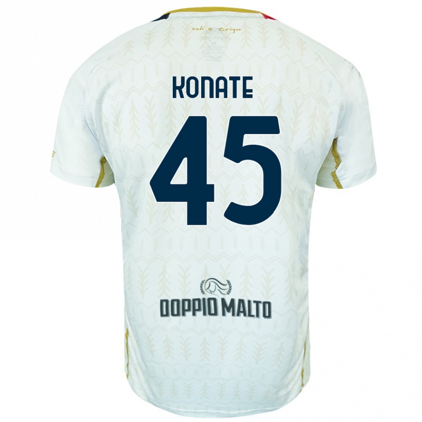 Mujer Fútbol Camiseta Ismael Konate #45 Blanco 2ª Equipación 2024/25 Perú