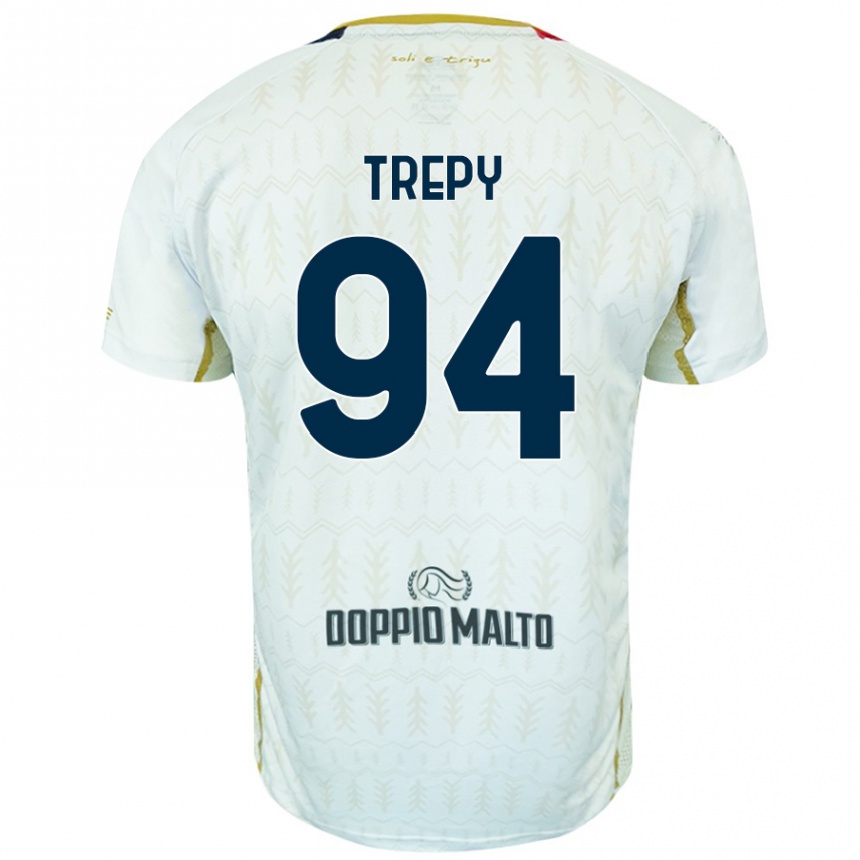 Mujer Fútbol Camiseta Yael Trepy #94 Blanco 2ª Equipación 2024/25 Perú