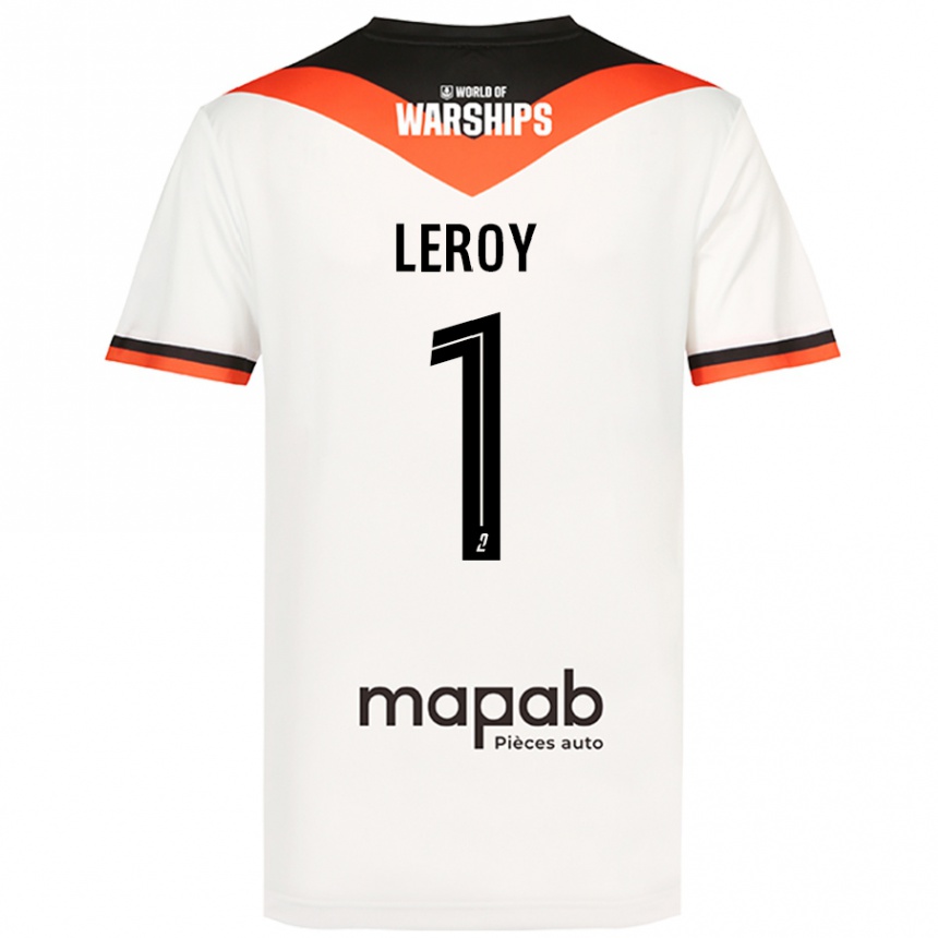 Mujer Fútbol Camiseta Benjamin Leroy #1 Blanco 2ª Equipación 2024/25 Perú